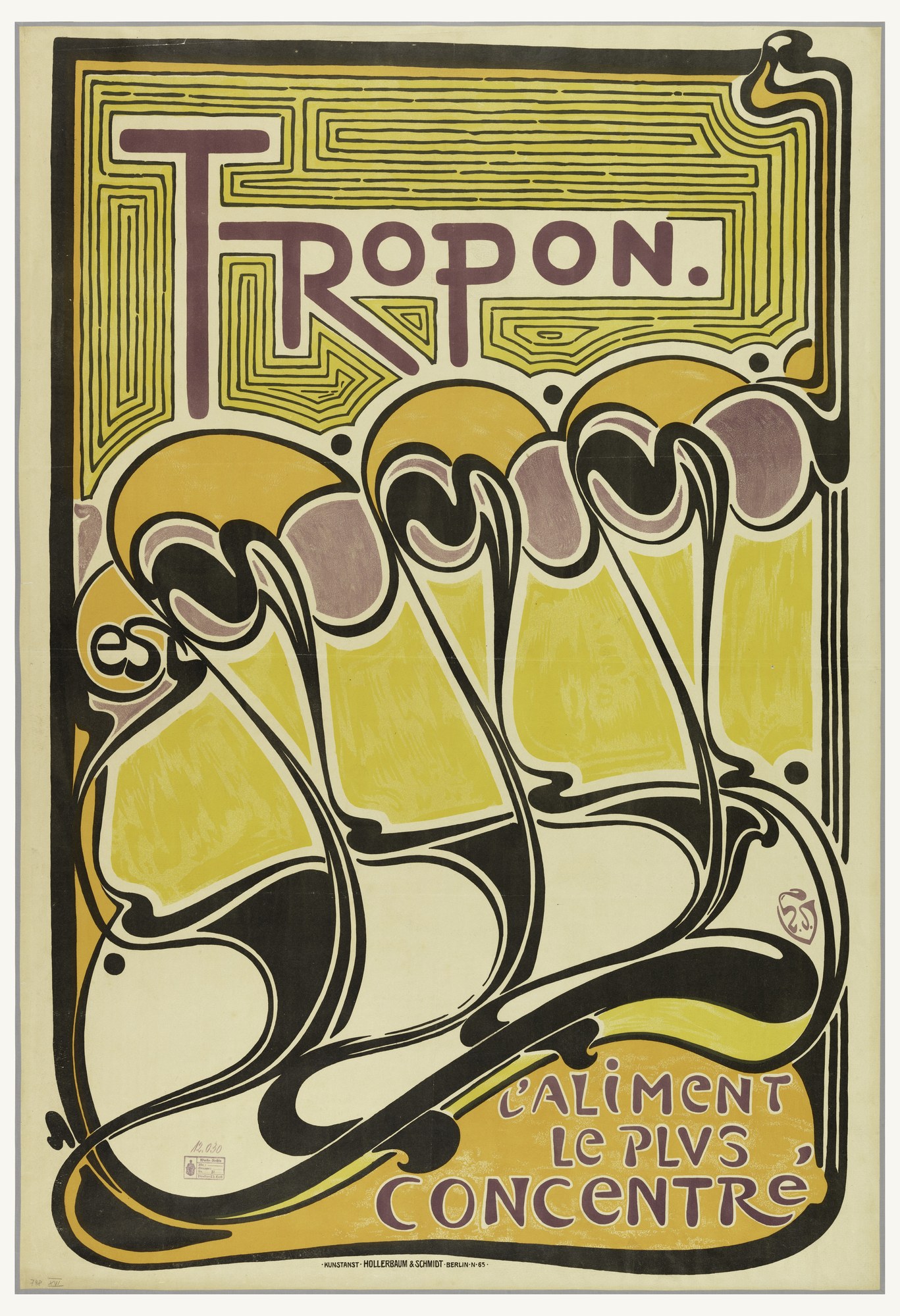 Tropon L'Aliment le Plus Concentre 1898 Poster